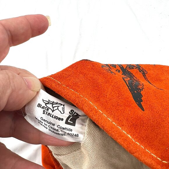 Revco Black Stallion split cowhide united welding supply gloves kevlar 110 L - Picture 6 of 7